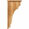 Ekena Millwork Pescadero Rough Sawn Corbel w/Backplate, Western Red Cedar, 6"W x 12"D x 24"H COR06X12X24PEC01RWR - alternate 2